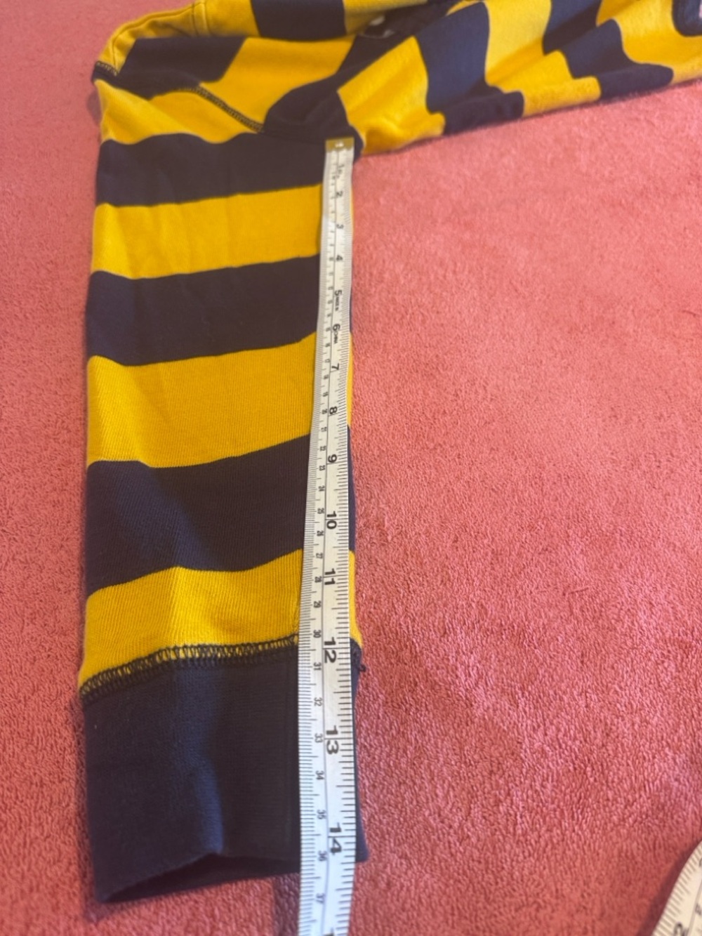 Gymboree Yellow and Black Striped Hooded Henley Long-Sleeve Tee - Picture 8 of 11